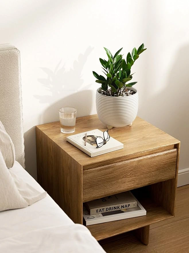 LeafLoop Ribbed Ceramic Planter Set - Image 2